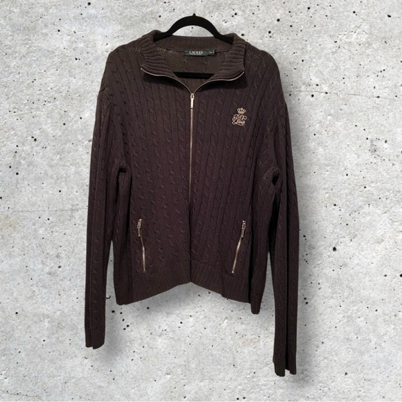 Women’s Gray Ralph Lauren Sweater - Picture 2 of 5